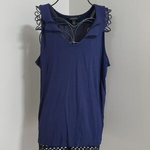 Banana Republic Navy Blue Tank Top